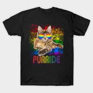 Pride Cat LGBT Gay Lesbian T-Shirt